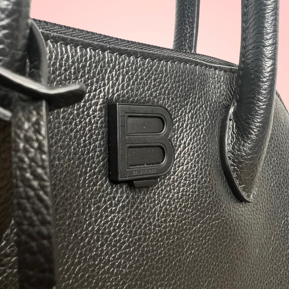 BALENCIAGA large black LED projector logo hand bag - Picture 5 of 13